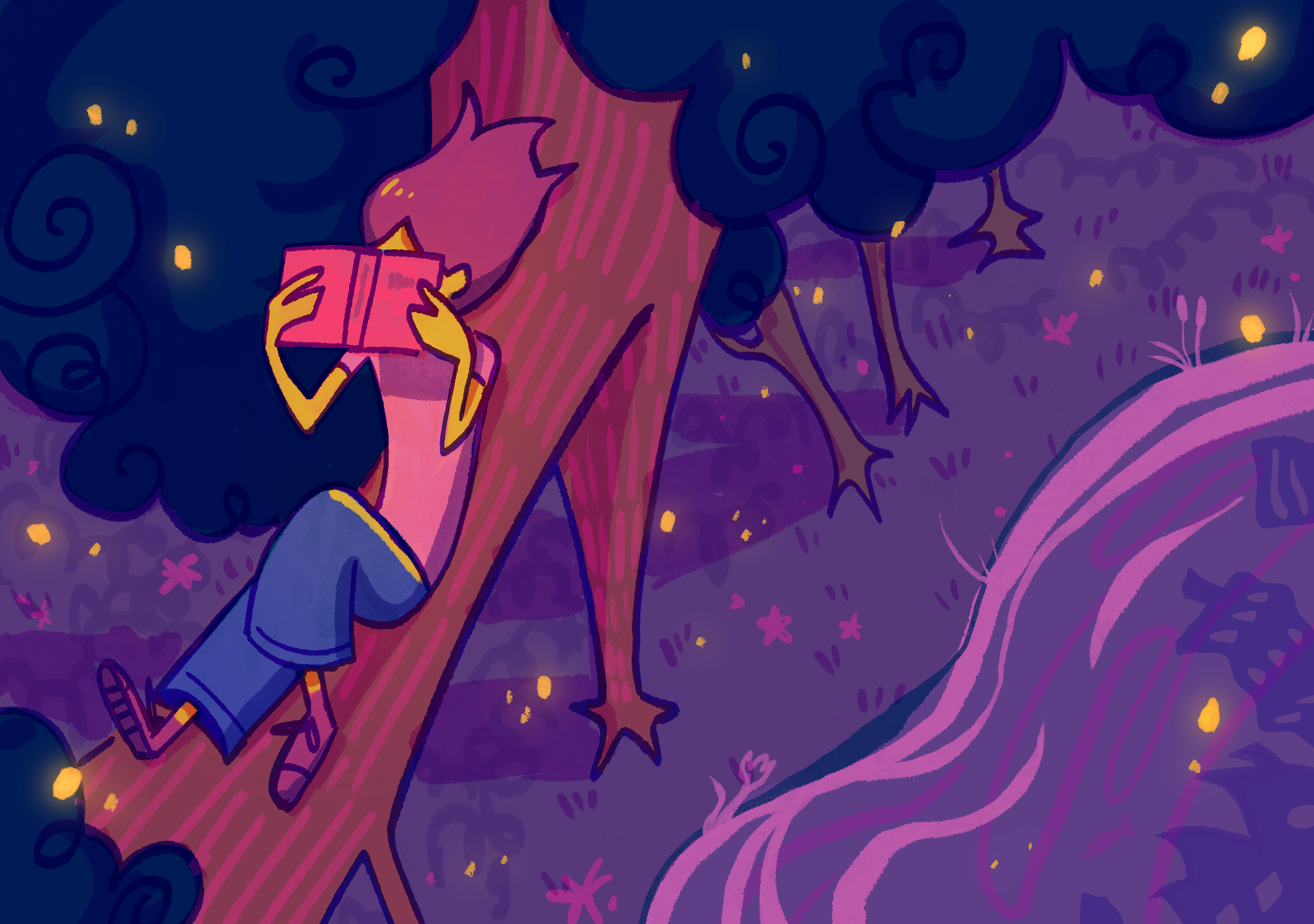 The simple pleasures of reading in nature